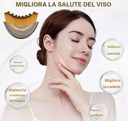Kit Skincare Coreana VISO&CORPO: Spazzola Drenante + Crema in Capsule alla Vitamina C