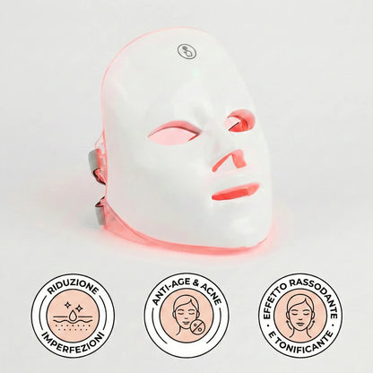 Maschera di Bellezza a Luci Led per il Lifting del Viso "Nuovo Modello"